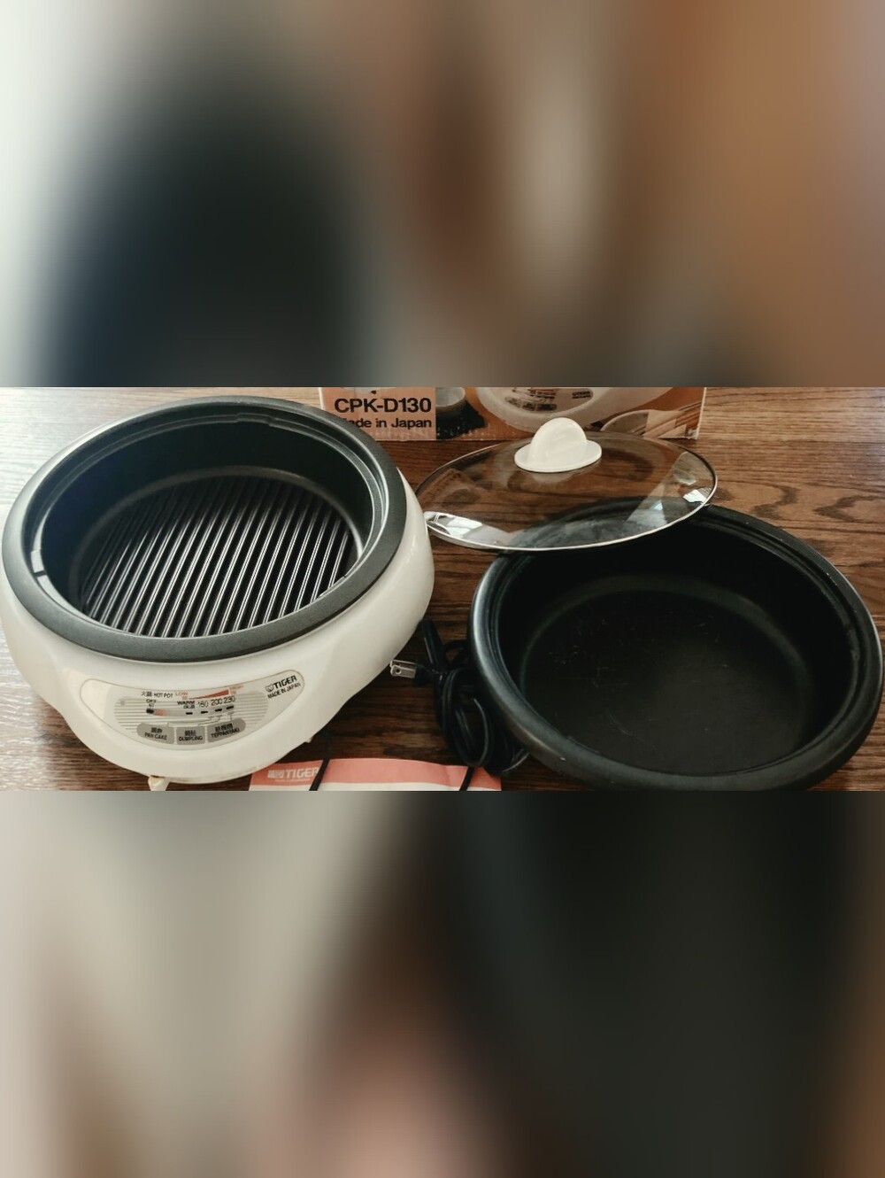 Tiger Electric Skillet Grill Pan Made In Japan